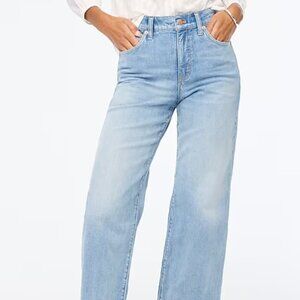 J.Crew Factory Wide-leg crop jean in all-day stretch